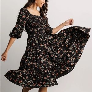 Marta Smocked Midi Dress from Baltic Born